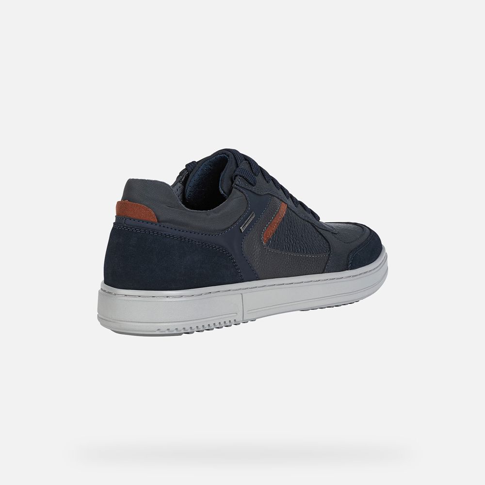 Geox Erkek Spor Ayakkabı Lacivert - Levico Abx - QVS-048196